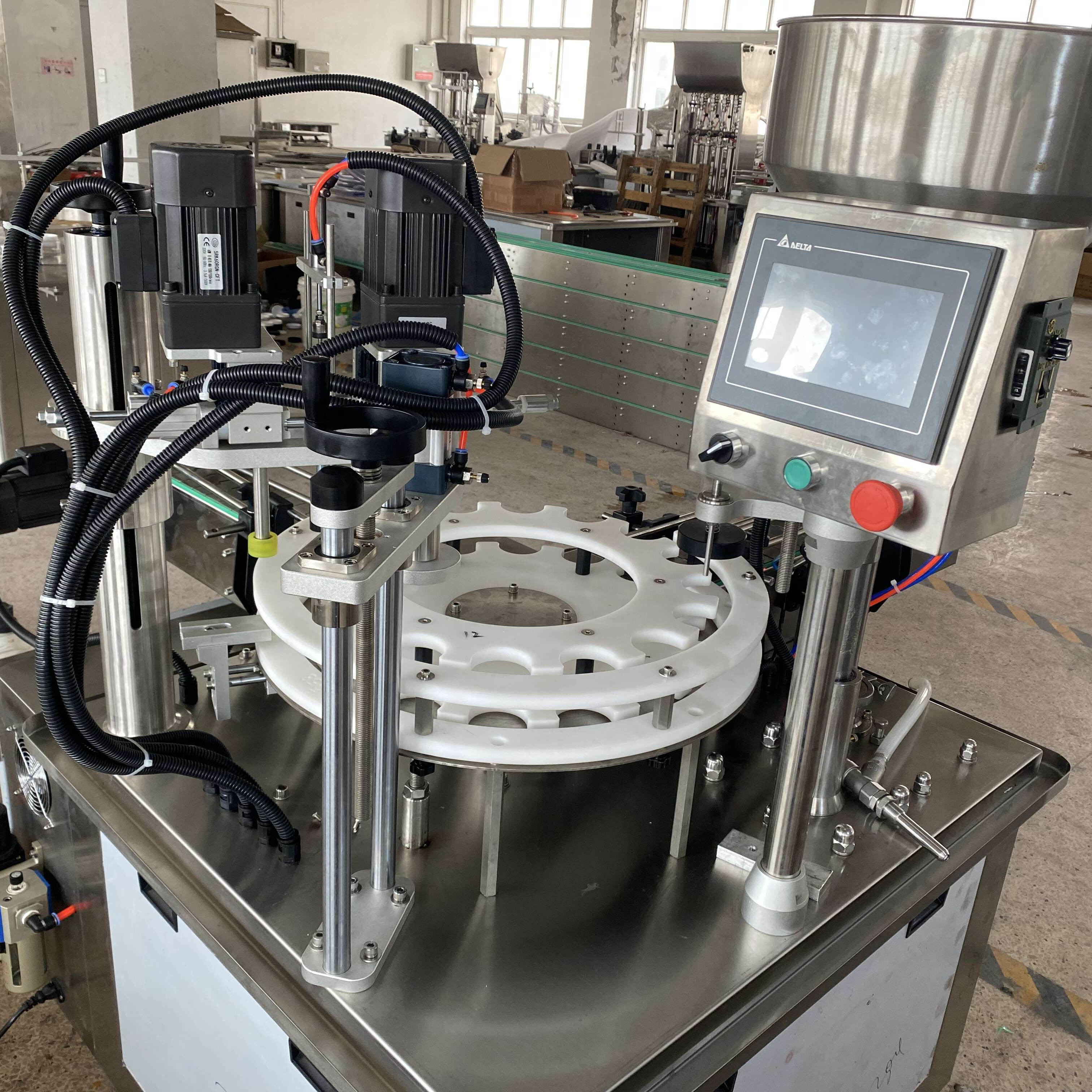 Efficient Production Of Environmentally Friendly And Energy-Saving Precise Filling Technology Duckbill Capping And Filling And Spinning Integrated