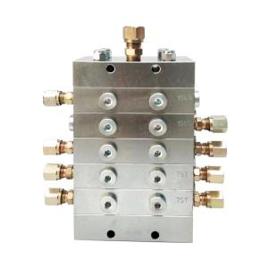 Quality JPQ1(2) Chip progressive distribution valve Pressurized grease separator wholesale