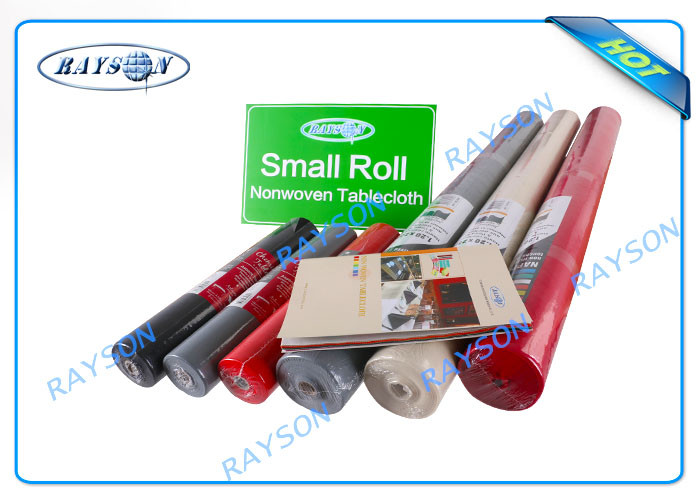 Golden Printing PP Non Woven Tablecloth , Spunbond Nonwoven Fabric Tablecloths