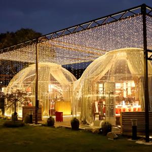Quality Prefab Glamping Dome Tents Diameter 5m Lightweight Clear Dome Tent wholesale