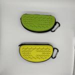Hard Carabiner Shockproof EVA Zipper Rubber Handle Contrast color Sports glasses