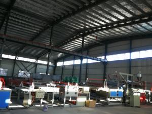 Quality Professional PVC Sheet Extrusion Line 1200mm - 2100mm Mat Width Easy Operation wholesale