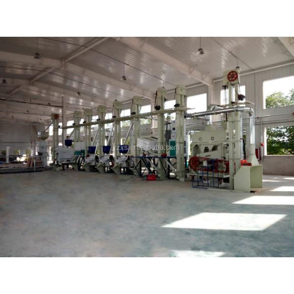 Rice Mill Plant MCHJ80-5 80tpd Industrial Rice Milling Machine Plant with
