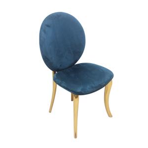 Quality Hotel Room Cafe Velvet Padded Seat Chairs Fashion With Cushion wholesale