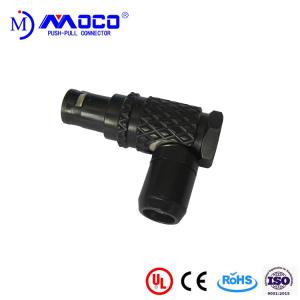 Quality right angle male circular connectors with black chrome plated wholesale