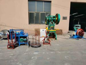 China Galvanized Coil Razor Blade Barbed Wire Making Machine on sale
