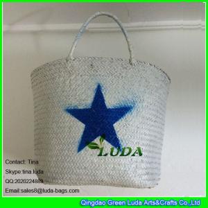Quality LUDA classical hot selling cheap ladies handbag thailand straw bag for summer wholesale