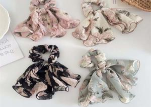 Quality New fashion large flower bow collar headpiece Japanese Korean high sense fabric headpiece floral scrunchie accessories wholesale