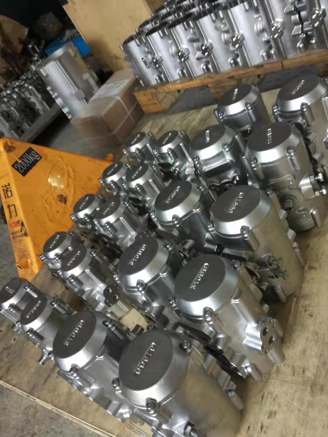 Stainless Steel Pneumatic Quarter Turn Actuators Spring Return And Double Acting