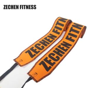 Quality Crossfit Wrist Wraps Fitness 7.3cm Orange Cotton Cloth Powerlifting wholesale