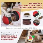 Durable Rotating Treat Dispenser Dog Toy - Super Ball Edition
