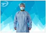 Lightweight Surgical Disposable Isolation Gowns 3ply Fabric Blood Resistance