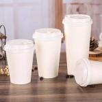 Wholesale Leak-poof Insulated Recyclable Single PE Coated 16oz Disposable Paper