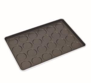 Quality 24 Convex 4 Inch PFA Hamburger Bun Baking Pan wholesale