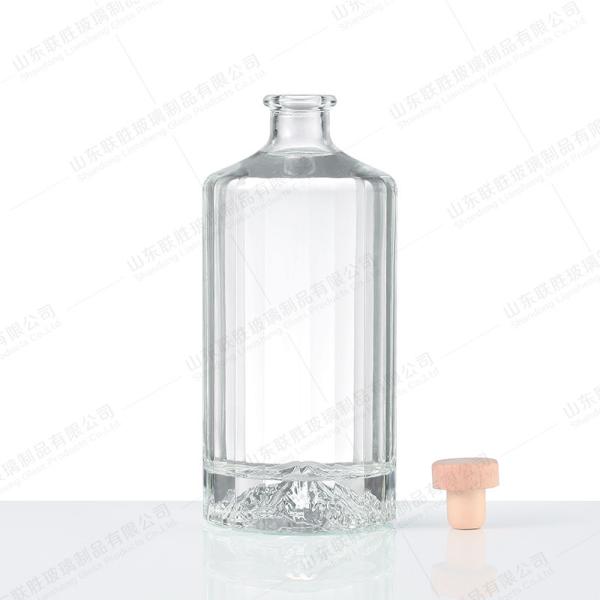 500ml 750ml Glass Decanter Wine Bottle for Beverage Drinking Milk Water Base