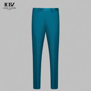 Quality Customized Color Dark Green Business Pants Straight Regular Fit for Men Plus Size OEM wholesale