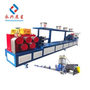 Quality Single Screw Plastic Recycling Machinery 9mm PET Strap Extrusion Line wholesale