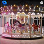 6-36 Seats First Carousel Ride , Attractive Carousel Gardens Amusement Park
