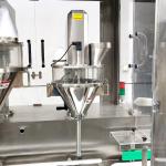 Dual Fillers Powder Packing Machine Auger Screw Granule Filling Equipment