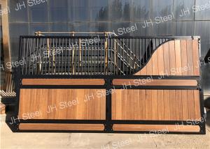 Quality Portable Golden Luxury Horse Stalls Stable Galvanized Material Pipe Use wholesale