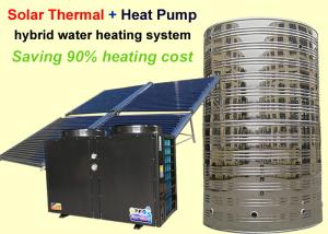 Quality Energy Saving Solar Heat Pump Water Heater Corrosion Resistance For Family House wholesale
