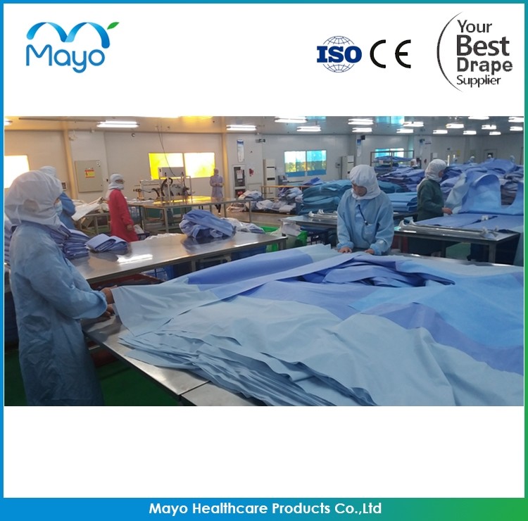 SMS / PP EO Sterile Disposable Surgical Drape Pack Medical Supply
