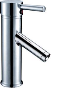 Quality Ceramic Single Lever Basin Mixer Faucet / Brass Basin Faucet Hotel Taps HN-3A24 wholesale