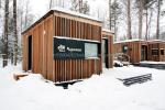 20ft Prefabricated Wooden House Steel Frame Tiny Home for Forest Residential