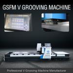 High-Speed CNC V Grooving Machine For Stainless Steel Decoration Industry -