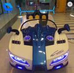 Attractive Family Rides Mini Flying Car Color Customized For Indoor Amusement