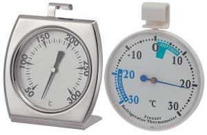 Quality Mini Refrigerator Fridge Cooking Thermometer Set Silver / White With Hook wholesale