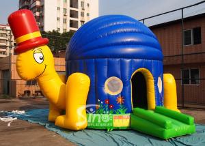 Quality Commercial grade kids big turtle inflatable bouncer made of 0.55mm pvc tarpaulin wholesale