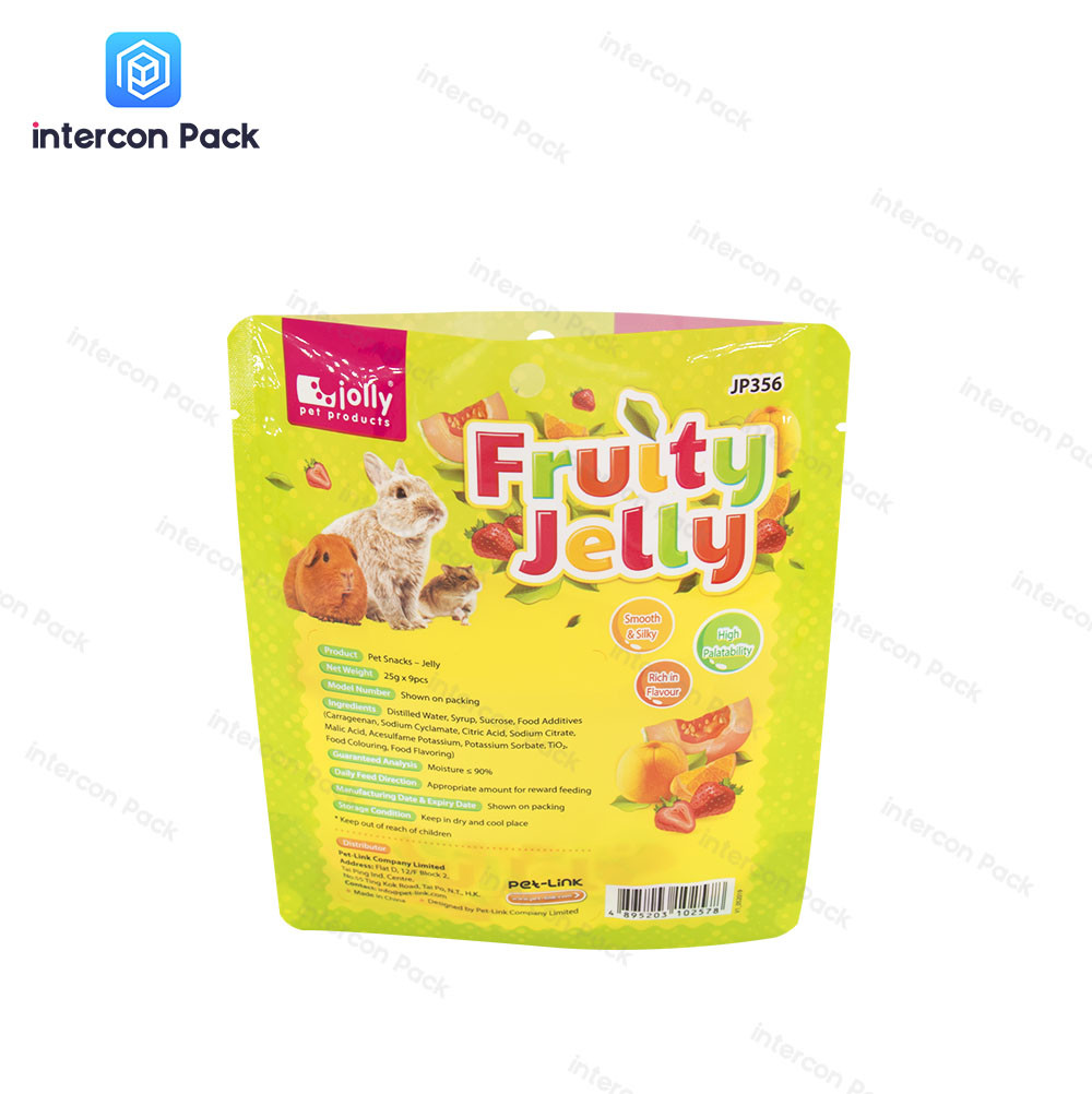 Aluminum Foil Plastic Packaging Bag Three Side Seal With Transparent Window