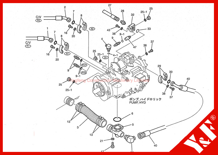 Durable VOL-VO Excavator Spare Parts EC210B Solenoid Valve Coil VOE 14527267
