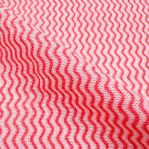 Quality 35gsm Wave Line Printed Viscose Polyester Spunlace wholesale