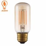 T10 Edison LED Filament Bulbs , Amber Vintage 4W LED Screw Bulb