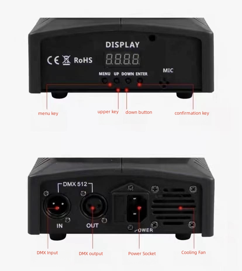 150W DJ Club Concert Theater Stage Moving Head Light with Color Rendering Index Ra 95
