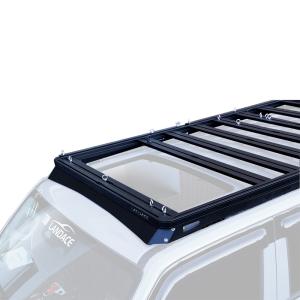 Quality Landace Logo 4x4 Vehicle Exterior Accessories Aluminum Wind Fairing Roof Rack Tray Platform Luggage Bracket For Tank 300 BLACK wholesale