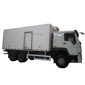 Quality 2 Axle Sino Howo 10wheels 20 Ton 30 Cubic 6x4 Refrigerator Refrigerating Container Freezer Truck wholesale