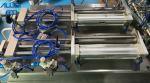 Semi Automatic Double Heads Paste Piston Filler Water Bottle Pneumatic Filling
