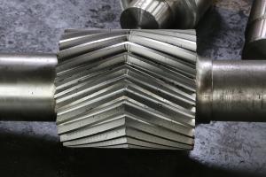 Quality Gear Milling Herringbone Helical Gear Shaft 3.5M Length 10 Module wholesale