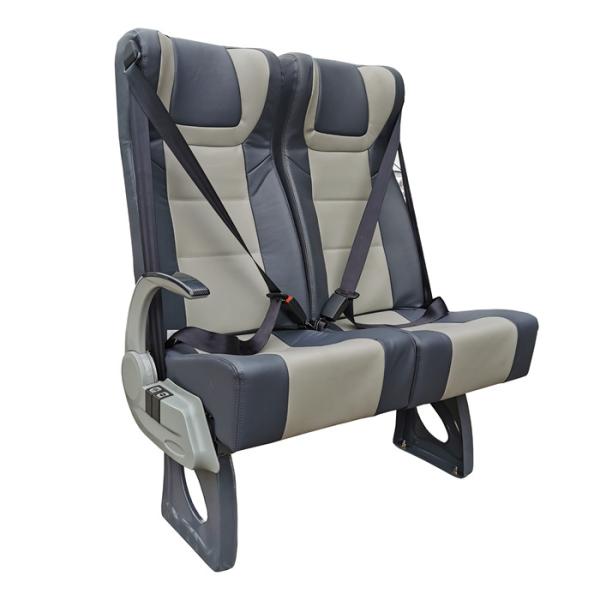 Soft Sponge Tourist Bus Seat , Luxury Coach Seats Water Resistant Strong Seat