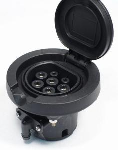 Quality UL94 V-0 Three Phase Female Plug Socket IEC 62196-2 For EVSE Without Cable wholesale