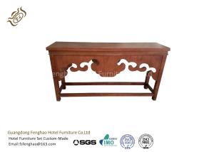 Quality Mahogany Carving Patrerns Hallway Console Table / Entryway Rustic Console Table wholesale