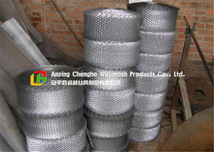 Silver Color Stainless Steel Expanded Metal Mesh Durable For Construction