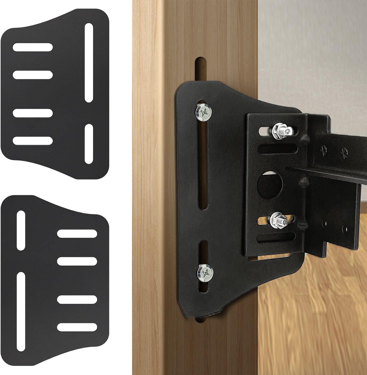 Metal Bed Frame Headboard Attachment Kit Bed Frame Hook Bracket Adapter for Queen Bed