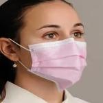 3 Ply Disposable Nose Mask Antibacterial Surgical Mask Non Woven Fabric Material