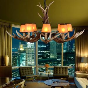 Quality Dining room stag horn chandeliers for indoor home Lighting Fixtures (WH-AC-09) wholesale