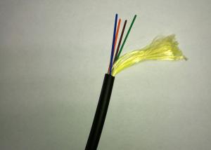 Quality GJFJH Simple Round Aerial Indoor Fiber Optic Cable , 2 - 4 Core Fiber Optic Cable wholesale