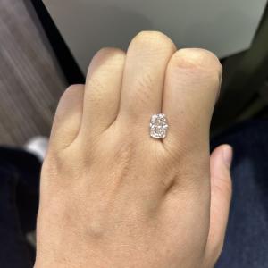 Quality 2.28CT Elongated Cushion Cut Lab Grown Diamond VS1 Clarity F Color wholesale